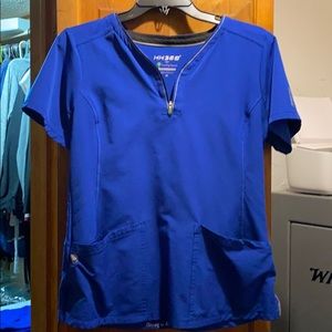 Blue scrub set